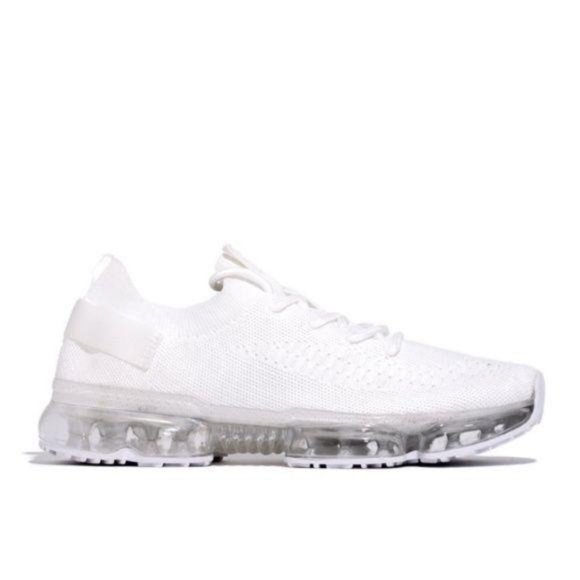 !! RESTOCKED !! Slip On Flyknit Sneakers in Beige - Picture 7 of 9